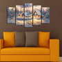 Wallity Cuadro Decorativo de MDF Multicolor (5 Piezas)